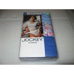 Jockey Elance French Cut 100% Cotton Panties Underwear 3 Pack Women's Sz 8 NEW